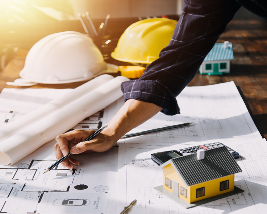 Aide et soutien lors de la construction